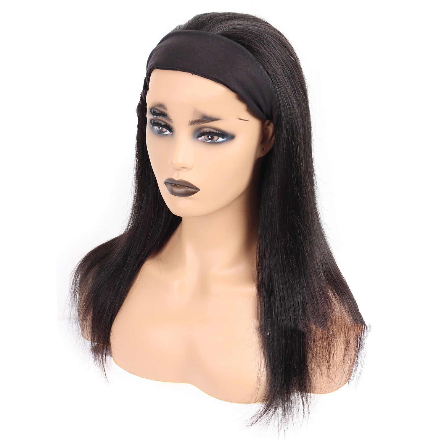Human Hair Headband Wigs Hair Is Reversed, Hair Band, Wig