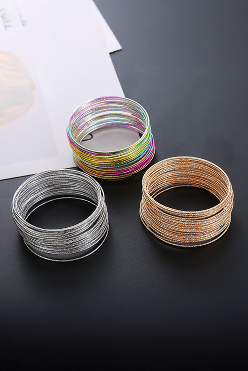 Gold Boho Alloy Bracelet Set