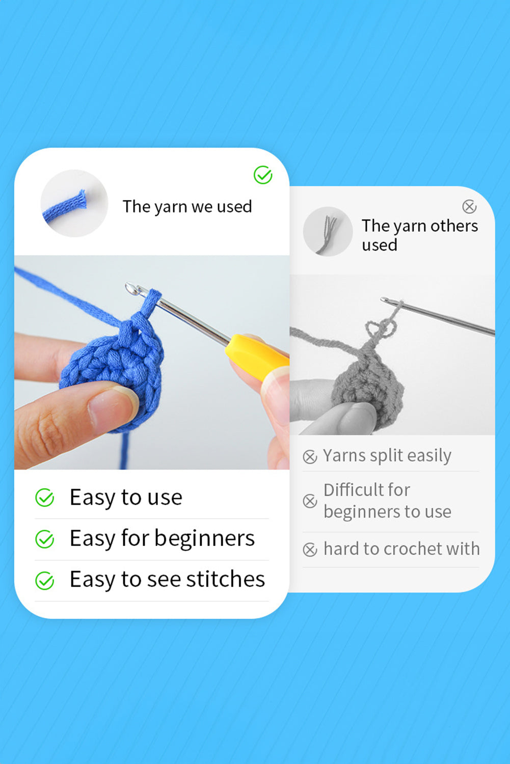 Pink DIY Crochet Animal Kit