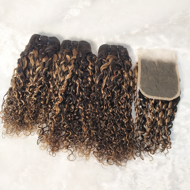 Brazilian Hair Color Highlight Wig Human Hair 360 Full Lace Wig 13X6 Hd Lac