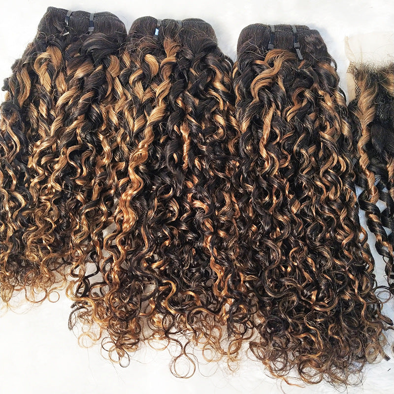 Brazilian Hair Color Highlight Wig Human Hair 360 Full Lace Wig 13X6 Hd Lac