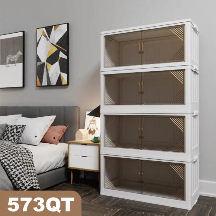 Clear Plastic Closet Organizer Storage Box