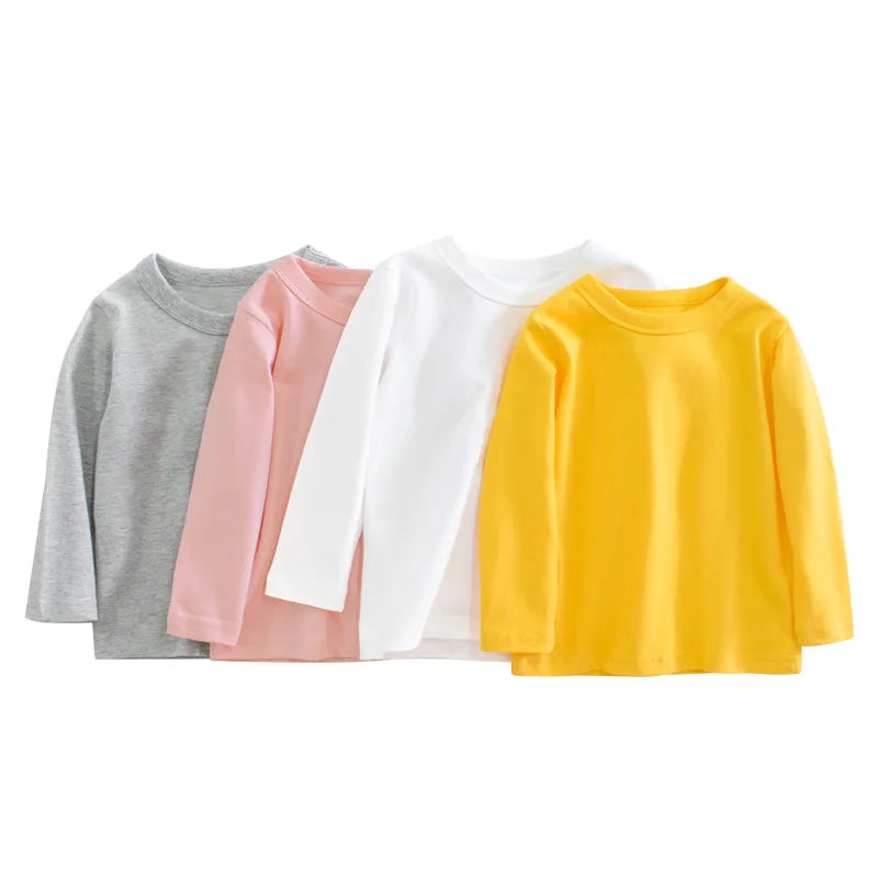 simple style solid color t-shirts & shirts