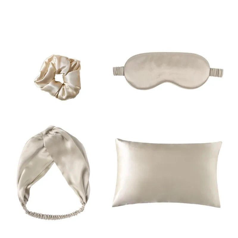 Silk Eye Mask and Pillowcase Set