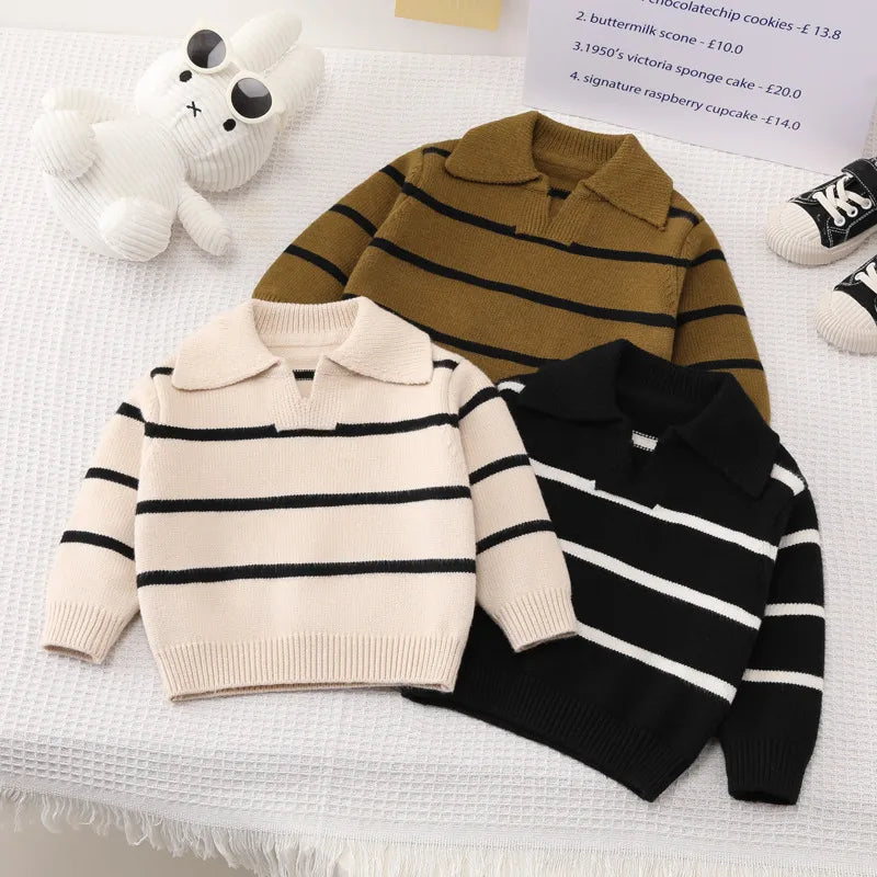 Children's sweater new spring and autumn New style children's sweater 3-6 years old printed pullover top young