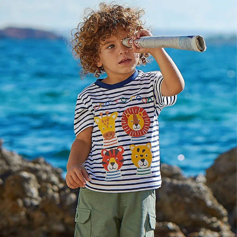 Cute Cartoon Cotton T-shirts & Shirts